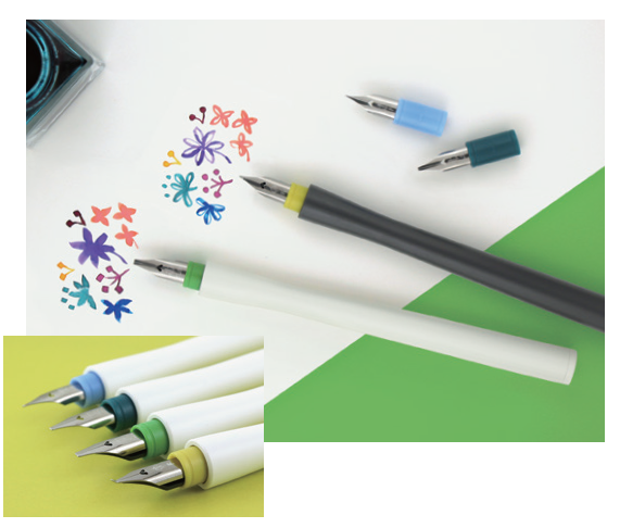 万年筆ペン先のつけペン Hocoro ホコロ 新ペン先 2 0mm幅 筆文字 リザーバーパーツのご紹介 セーラー万年筆