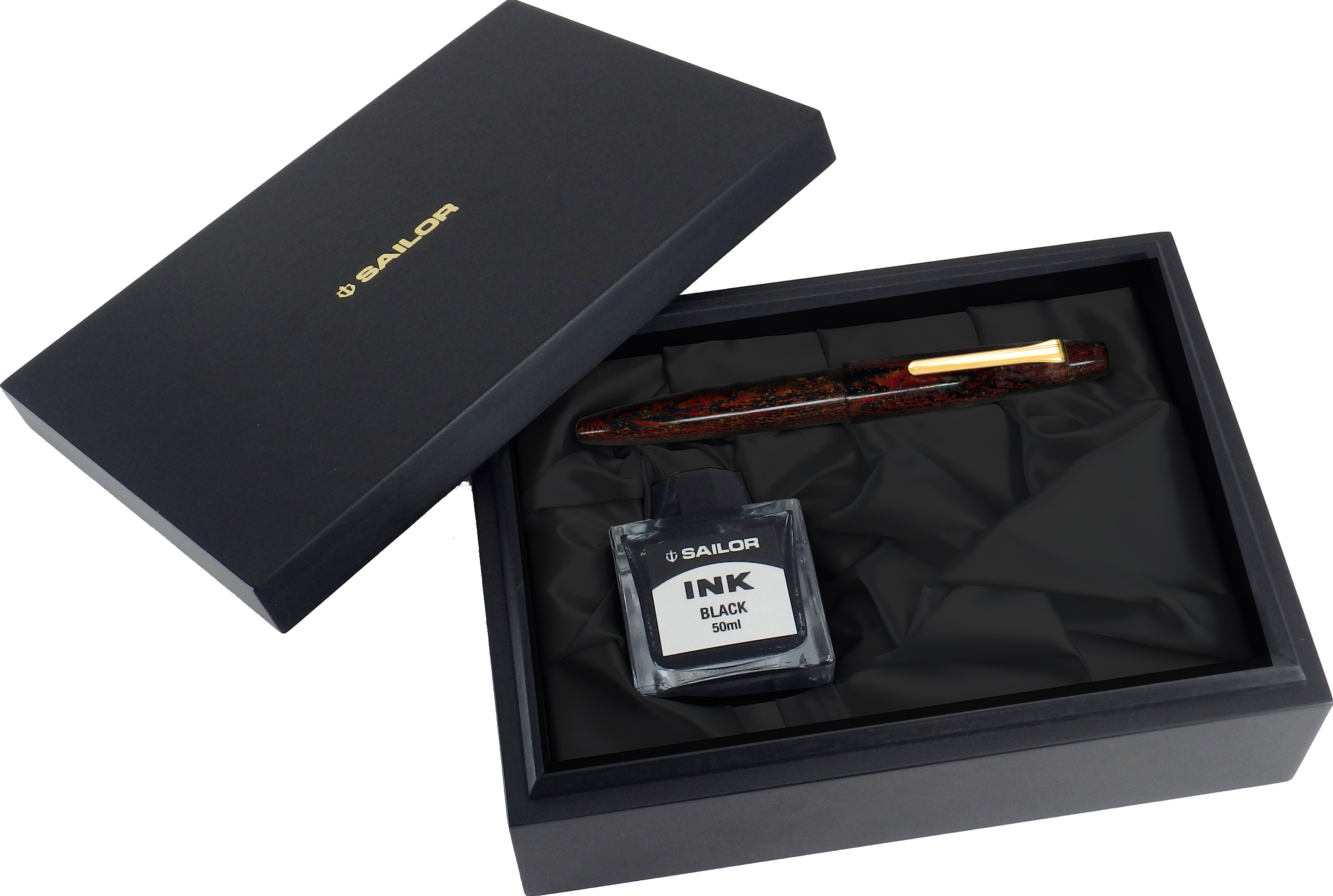 長刀研ぎエボナイト万年筆 紅炎 こうえん のご紹介 セーラー万年筆